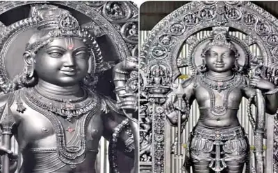 अयोध्या में आई रामलला की तीसरी मूर्ति