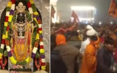आज से अयोध्या में आम श्रद्धालुओं के लिए खुल गए राम मंदिर के कपाट, रात से ही लगी लंबी लाइनें