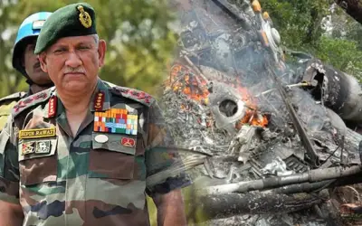 सीडीएस बिपिन रावत का हेलीकॉप्टर हादसे में निधन