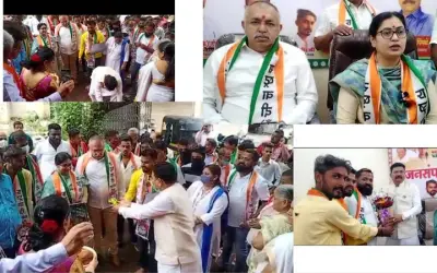 मुंबई में सत्ताधारी पार्टी ने किया कोविद नियमों  का उल्लंघन