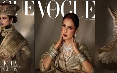 मैगजीन के लिए रेखा ने करवाई एक से बढ़कर एक फोटोशूट