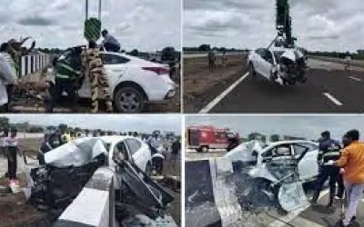 समृद्धि एक्सप्रेसवे दुर्घटना में ट्रक रोकने वाले दो आरटीओ अधिकारी गिरफ्तार