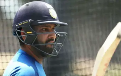 रोहित शर्मा ने आउटडोर ट्रेनिंग शुरू की