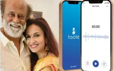 रजनीकांत की बेटी सौंदर्या ने किया सोशल मीडिया ऐप हूटे लॉन्च