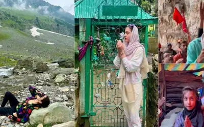 अमरनाथ यात्रा के बाद अब दरगाह पहुंची सारा