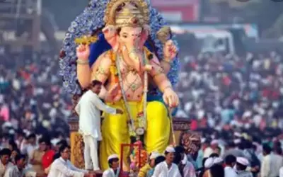 आज मुंबई में गणपति का अंतिम विसर्जन