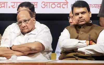 शरद पवार के बयान से मचा सियासी घमासान, 'मेरी गुगली में फंसे फडणवीस' - शरद पवार