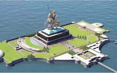 समुन्द्र में बन रहा है दुनिया सबसे ऊंचा स्मारक