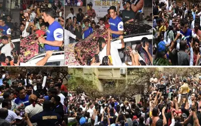बारिश में सोनू सूद ने फैंस के साथ मनाया बर्थडे