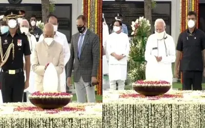 राष्ट्रपति, उपराष्ट्रपति और प्रधानमंत्री ने दी वाजपेयी को श्रद्धांजलि