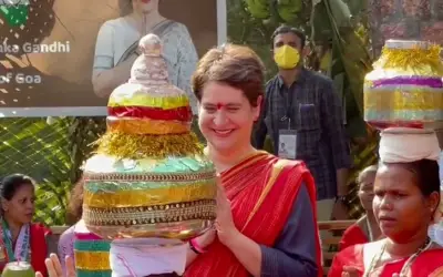 प्रियंका के 'डांस' पर BJP ने कांग्रेस को घेरा, नियत पर उठाए सवाल