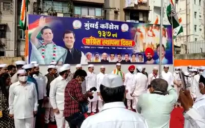 Congress Foundation Day celebrated with simplicity in Mumbai-in24news