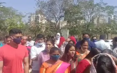 Protest against proposed dumping ground started in Bhayander's Indralok