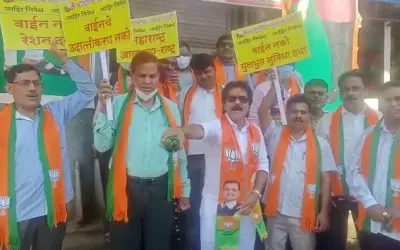 BJP opposed the new liquor rule