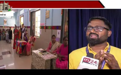 Pre-school preparation campaign at Posha Nakhva Municipal School, in Versova