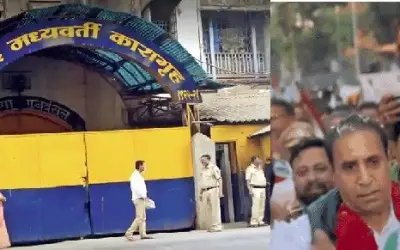 रिहाई के बाद मुंबई के आर्थर रोड जेल के बाहर अनिल देशमुख का जोरदार स्वागत