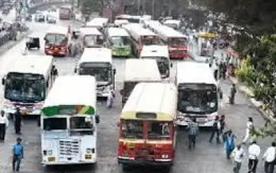 ट्रैफिक जाम करने वाले बस ड्राइवर को मिली सजा
