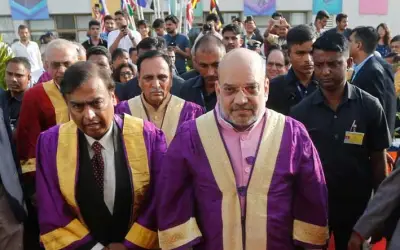 अमित शाह आयरन मैन ऑफ़ इंडिया हैं : मुकेश अंबानी