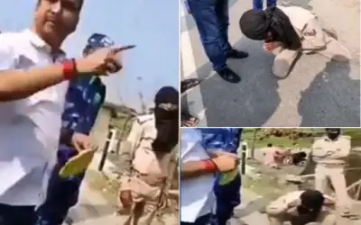 बिहार में अधिकारी की गाड़ी रुकवाने पर आया गुस्सा, होम गार्ड जवान से करवाई उठक-बैठक
