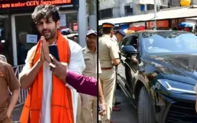 नो-पार्किंग जोन में कार पार्क करने से कार्तिक आर्यन का कटा चालान