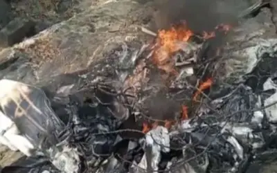 मध्यप्रदेश में चार्टर प्लेन क्रैश