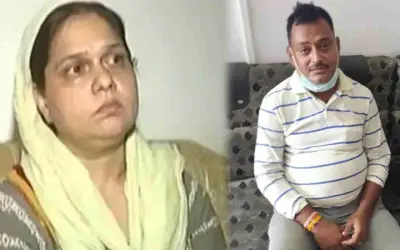 विकास दुबे की बीवी ने मांगी माफ़ी