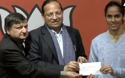 अब साइना नेहवाल हुईं भाजपा में शामिल
