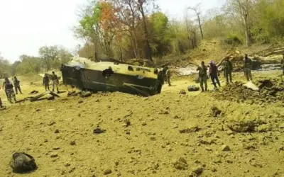 छत्तीसगढ़ में नक्सली हमले में 9 जवान शहीद, 25 घायल